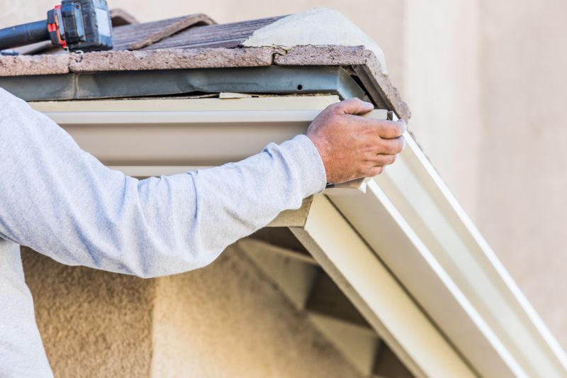 Professional gutter installation process